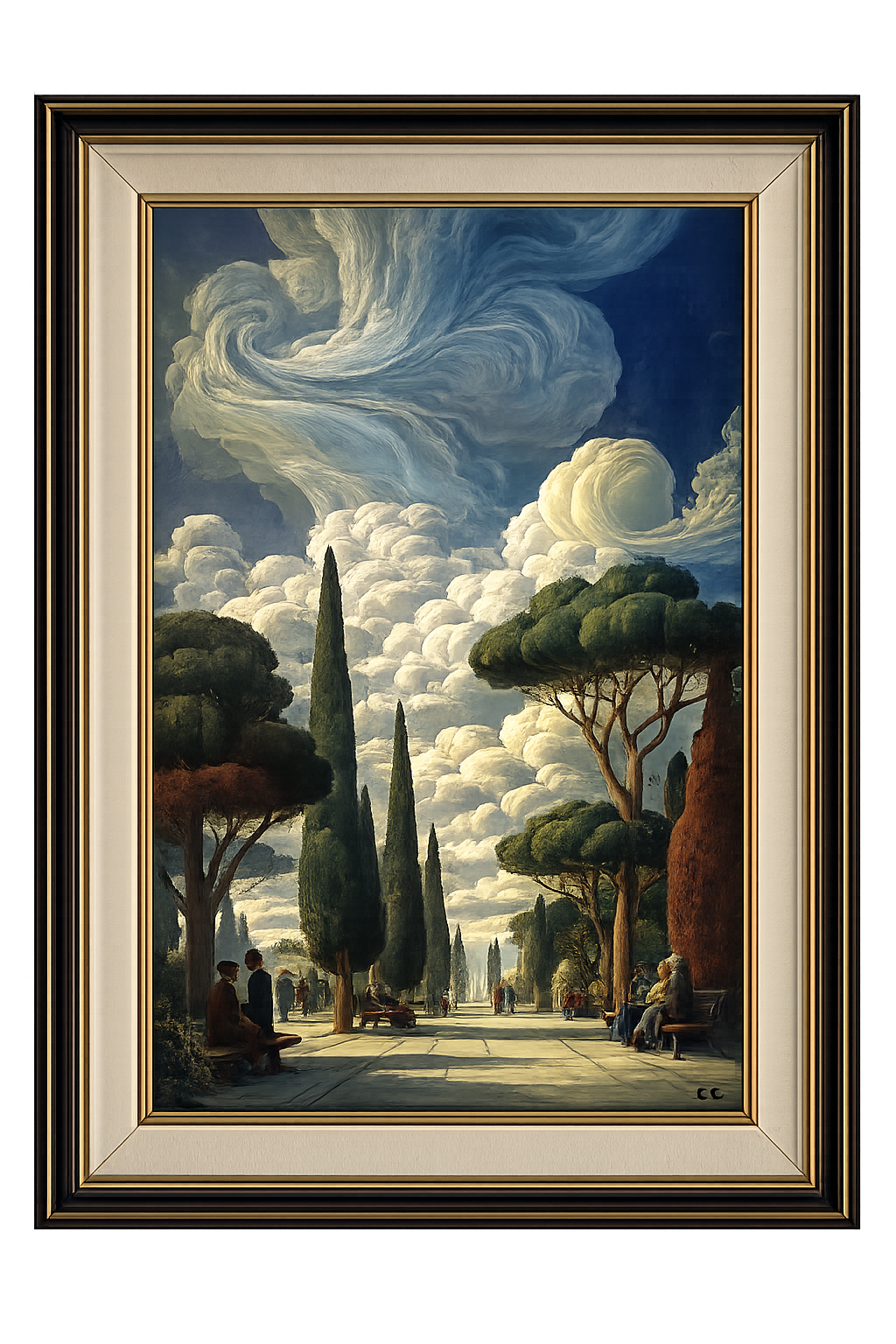 Easton Cain, Monumental Clouds, 2024, Oil on Canvas