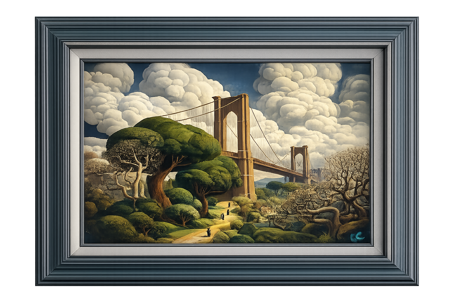 Easton Cain, Pilgrimage to the Pacific, 2024, Oil on Canvas