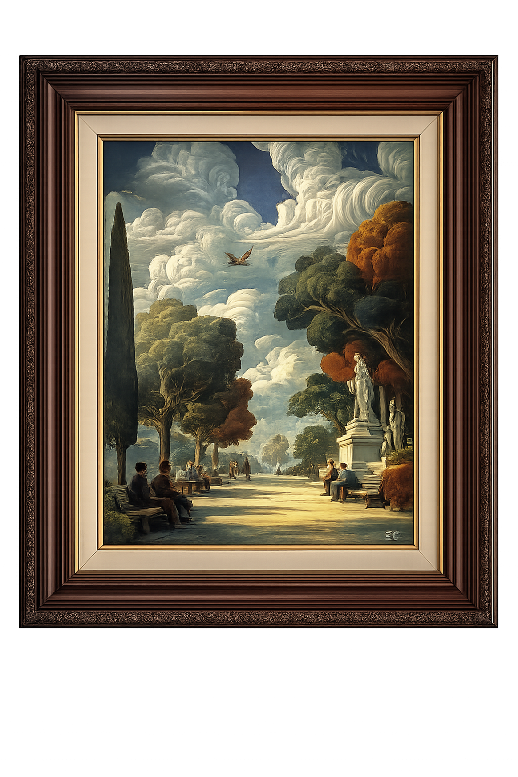 Easton Cain, Sky Corridor, 2024, Oil on Canvas