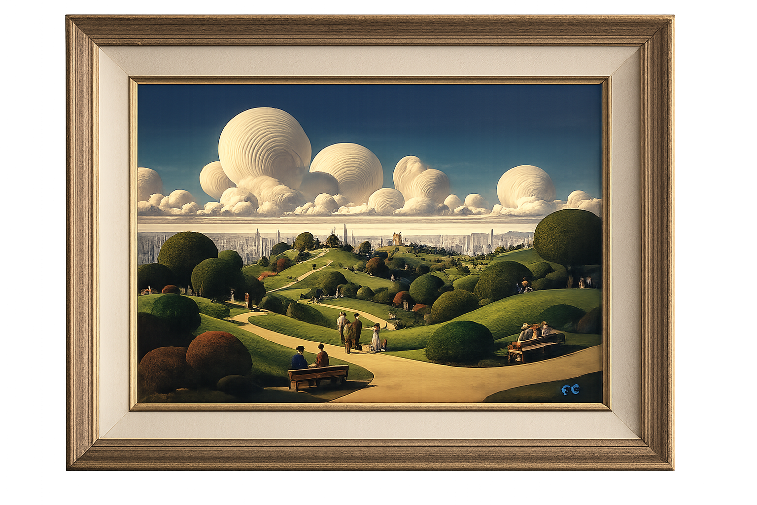 Easton Cain, Sky Park, 2024, Oil on Canvas