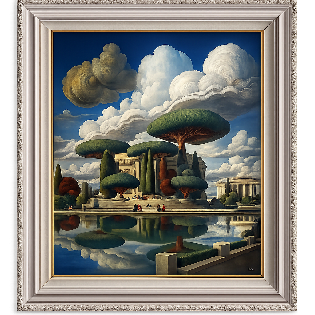 Easton Cain, Skyfall, 2025, Oil on Canvas