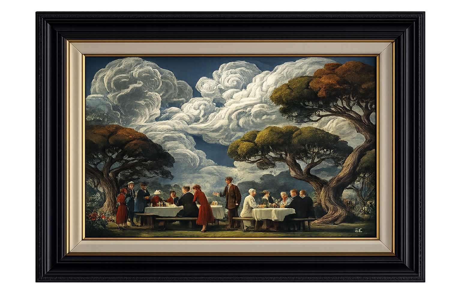 Easton Cain, Swirling Skies, 2020, Oil on Canvas