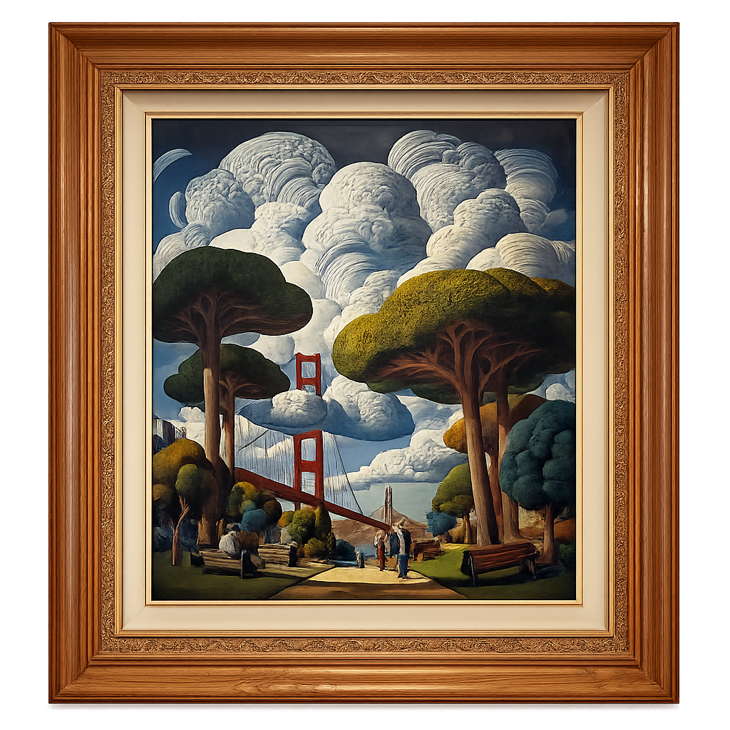 Easton Cain, The Gates, 2024, Oil on Canvas